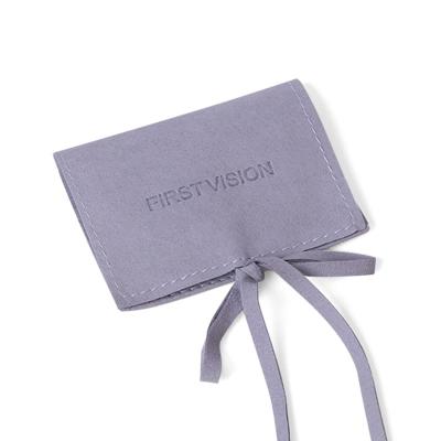 China Color Attractive Custom Logo Two Layers Jewelry Gift Pouch Microfiber Microfiber Dust Bag With Customized Luxury Ribbon Printed for sale