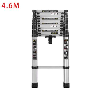 China Telescopic Folding Ladders 4.6M Stainless Steel Step Ladder Best Selling Anti-Sliding for sale