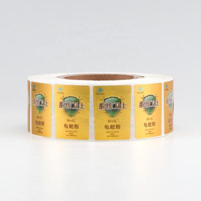 China New Design Waterproof Food Label Stickers Good Price Customized Adhesive Paper for sale