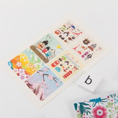 China High Quality Waterproof Self Adhesive Cartoon Label Stickers Customized Waterproof Label Paper Printing In Roll for sale