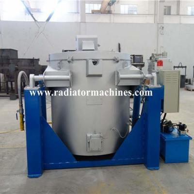 China LPG Gas 350kg/H Aluminium Scrap Metal Melting Furnaces for sale