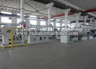 China Auto Radiator Fin Machine 5700X1500x2200 Dimension 280m/Min Feeding Speed for sale