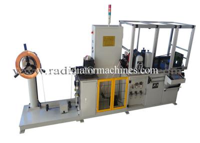 China Copper Fin Radiator Making Machine AC Servo Control With 60 M/Min Feeding Speed for sale