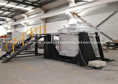 China Aluminum Electric Metal Melting Furnaces Tilting 500KG Resistance 75kW for sale