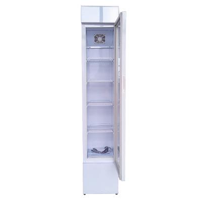 China Black And White Freestanding Vertical Upright Display Cooler Beer Display Cooler Single-temperature Drinks Upright Fridge for sale