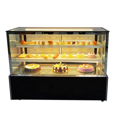 China Single-Temperature Commercial Refrigerated Glass Cake Display Cabinet / Cake Showcase for sale