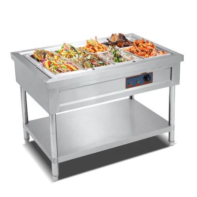 China stainless steel 201/304 stainless steel cart food warmer/commercial restaurant food heater for sale