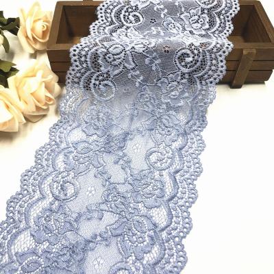 China Other Mesh Embroidery Fabric 15cm Stretch Stretch Fabric 15cm Universal Wide Stretch Lace Underwear Dress Lace for sale