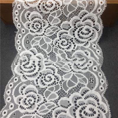 China 18Cm Soft Elastic Nylon Spandex Elastic Lace Up Elastic Clothing Diy Accessories Underwear Lace for sale