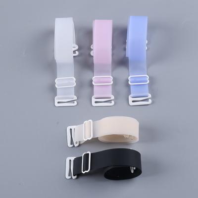 China Eco-Friendly Best Selling Straps Invisible Soft Underwear Replacement Bra Silicone Finished Shoulder Strap for sale