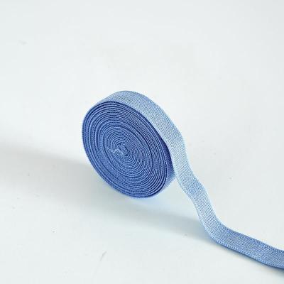 China Free Sample 10mm Shiny Elastic Waistband Underwear Accessories Highly Elastic Waistband Pants Belt Band Nylon Webbing for sale