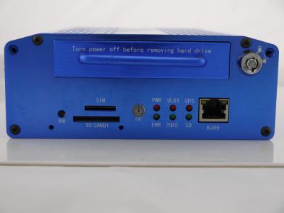 China Bus Surveillance GPS 3G Mobile DVR 4CH Basic Recording Support CIF HD1 D1 for sale