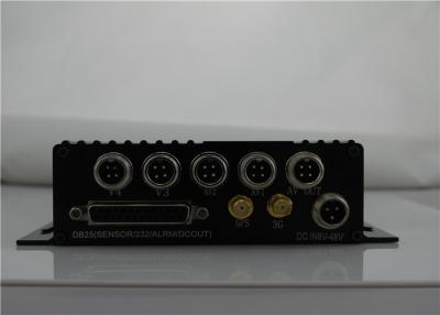 China Stable H.264 4 Channel GPS Mobile DVR Recorder G-sensor , Bus DVR for sale