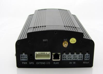 China rádio móvel DVR do cartão do CCTV HDD SD de 4CH 3G GPS com seguimento de GPS à venda