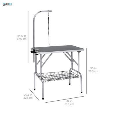 China Viable Made In Porcelain Pet Care Products Rectangle Grooming Table Drying Tables for sale