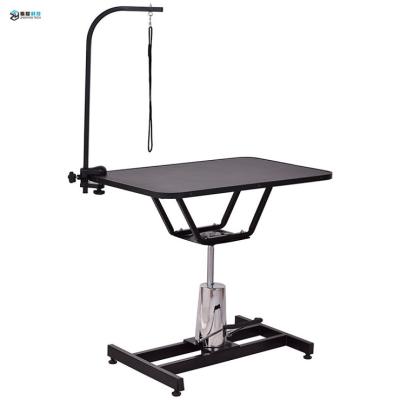 China Viable Professional Manufacturer Hydraulic Lift Waterproof Pet Grooming Table With Arm for sale