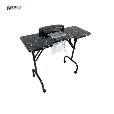 China European Traditional Bottom Price Black Nail Salon Technology Manicure Table MT-015-FP for sale