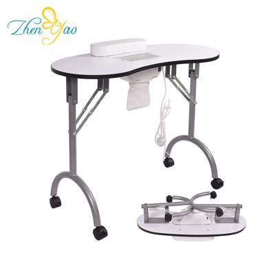 China Modern Promotional Portable Manicure Desk Nail Table With Vacuum for sale