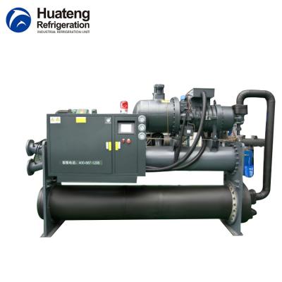 China Hotels Industrial Water Cooled Screw Chiller Unit For Chemical Industry for sale