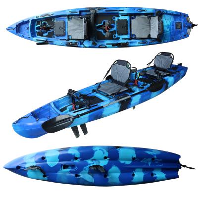 China Dual Seat FIN Pedal Kayak VICKING FIN Kayak FIN Pedal Kayak Fishing Pedal Kayak New Style for sale