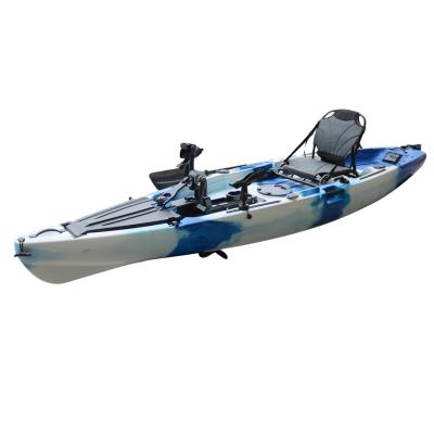 China Can Fit Thruster Pedal or FIN 12FT Pedal Pedal Kayak FIN and Thruster Pedal Trainer Kayak with Pedal for Fishing Sit on Top for sale