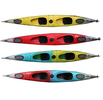 China USA Kayak 2 Person Tandem Sea Kayak LLDPE Or HDPE Made In China Sit In Sea Fishing Kayak With Sale for sale