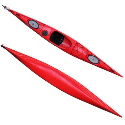 China USA Vicking Competition LLDPE Racing Sea Sit In Sport Kayak for sale