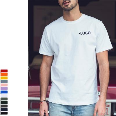 China Custom Men's 100% Plus Size Tee Shirts Breathable Unisex Oversized Cotton Logo Printing T Shirt Big And Tall Loose Fit T-shirt for sale