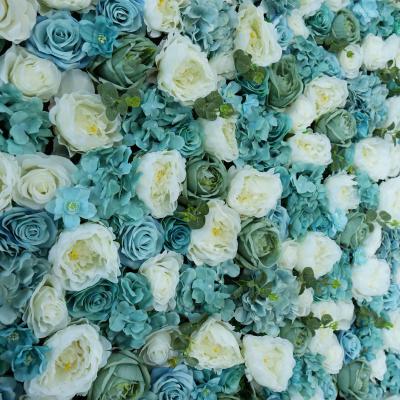 China A046 Amazon Silk Flowers Hot Sale Wedding Silk Decoration Wedding Flower Wall Artificial Flower Wall For Wedding Decoration for sale