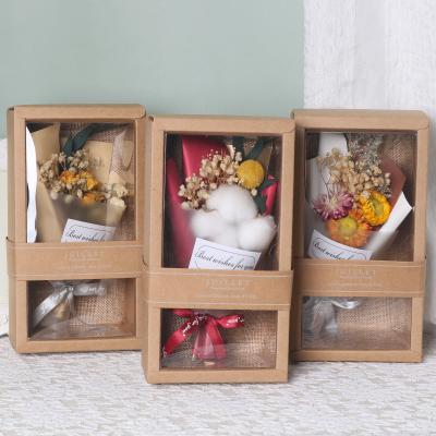 Chine N079 100% Garden Wedding Anniversary Home Decoration Mothers Day Gift Hand Made Anniversary Gift Dried Flowers Dried Roses Valentine's Day Gift à vendre