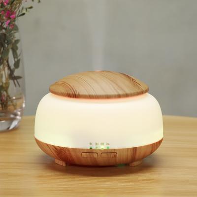 China 7 Color LED Lights New Arrival Aromatherapy 300ml 7 Lamp Night Aroma Diffuser Wooden Bottle RGB for sale