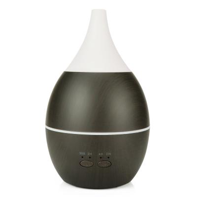 China 7 Color LED Lights Cheap Price Wooden Vase Shape Mist Air Humidifier Aroma Diffuser for Car and Home for sale