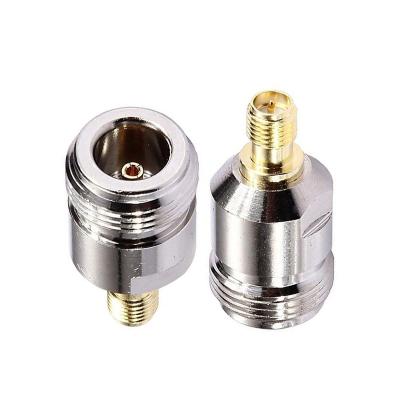 China RF Adapter N Female to RP-SMA RP SMA Female Coaxial RF Connector Converter Wi-Fi Adapter Coax Connector for Router Antenna for sale