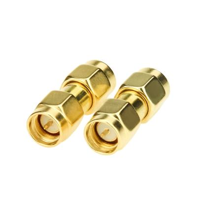 China RF Antenna Adapter SMA Male to SMA Male Adapter Gender-Switch Cable Coupler RF Adapter for sale