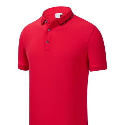 China Anti-Wrinkle 100 Cotton Mens Golf Blank Polo Shirt Embroidered Custom High Quality Mens Turtle Neck for sale