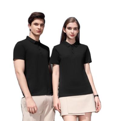 China Anti-Wrinkle 60% Cotton 35% Ice Lapel Business Ionic T-Shirt for sale