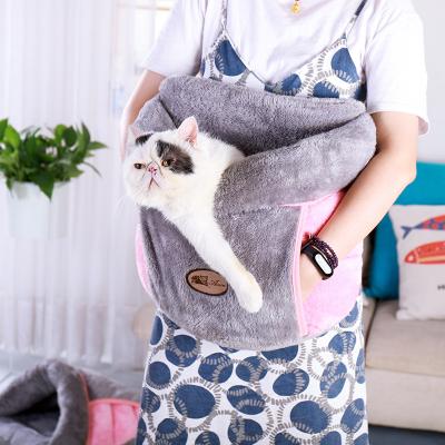 China New Viable Outgoing Dog Bag Pet Backpack for Winter Cat Bed Dog Beds Cuddle Cave Bed for Dogs Cats Winter Curve Bag for sale