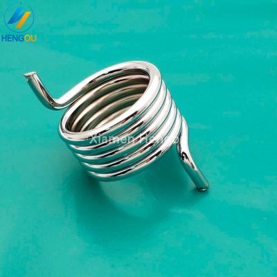 China Factory 1 Piece CD74 Ink Roller Torsion Spring L2.009.013 Offset Printing Machine Parts Spring L 2.009.013/01 for sale