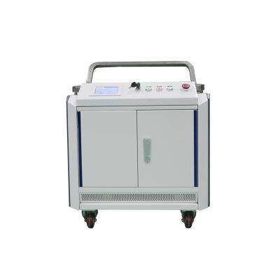 China Stainless Steel 100W Laser Machine Portable Pulsed Laser Cleaning Handheld Cleaning System for sale