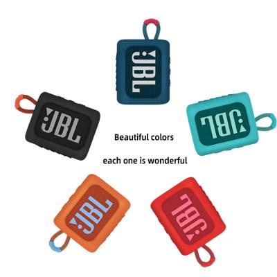 China Protable Silicone Case Cover Device Shell Anti-fall Dustproof Speaker Case For - JBL PUT 3 GO3 Speaker Accessories for sale