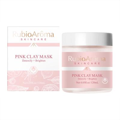 China Private Label 100% Natural Organic Deep Cleansing Anti-Wrinkle Whitening Pink Face Mask Anti Aging Clay Mask for sale