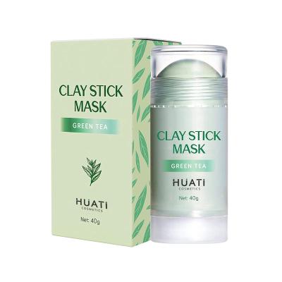 China Custom Facial Skin Care Price Moisturizer ODM Purifying Green Tea Stick Organic Whitening Cleansing Mask for sale