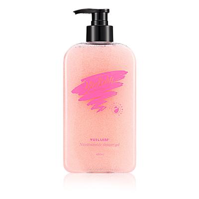 China Refreshing Private Label Rose Organic Natural Luxury Scent and Relaxing Scent Hotel Body Shower Gel Acne Whitening Body Wash for sale