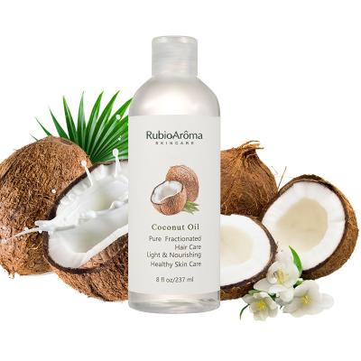 China Hot Selling Pure Natural Cold Pressed Virgin Coconut Oil 100% Virgin Oil Face Body Hair Care Amazon Oil Bulk for sale