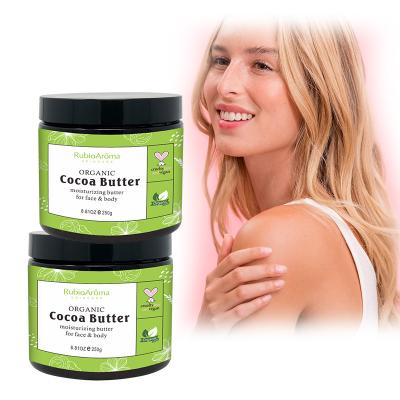 China Moisturizer Private Label Moisturizing Cocoa Butter Brightening Bodies Cream Natural Organic Skin Whitening Cocoa Butter Body Lotion for sale