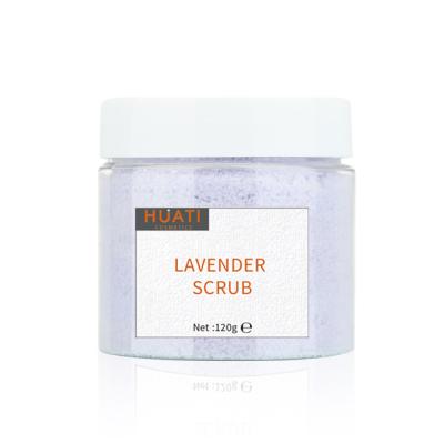 China Exfoliator Fast Delivery Skin Care 100% Natural Whitening Organic Pink Lavender Scrub For Body for sale