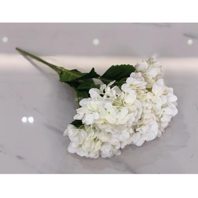 China Wholesale High Quality Eco-friendly Real Feel Silk Hydrangea For Artificial Flowers Wedding Home Decoration for sale