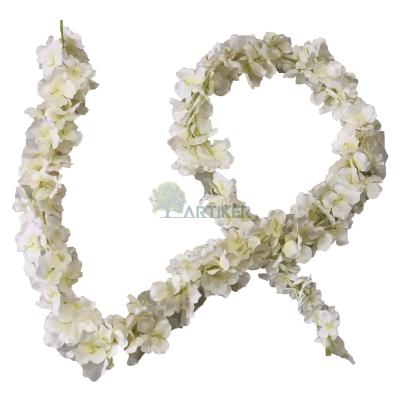 China Durable Indoor Decorative Artificial Hanging Flower Plant / Artificial Rattan Wedding Center Decoration Bean Flower Wholesale for sale