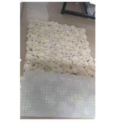 China Wedding Decorative Backdrop Eco - Friendly Artificial Rose Flower Wall for sale