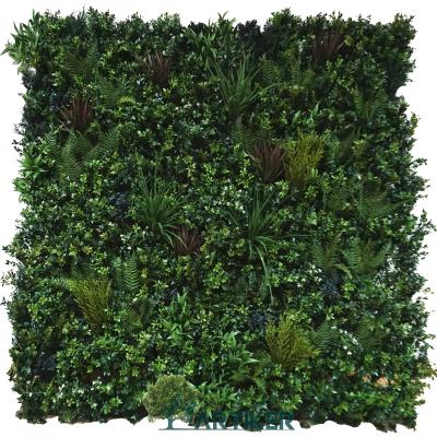 China Wholesale Durable Indoor Artificial Plant Grass Wall Decor/Artificial Green Wall System UV Fireproof Outdoor Decoration for sale